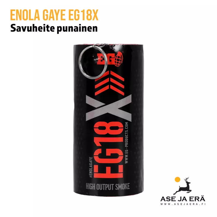 Enola Gaye EG18X Savuheite punainen - Yleiskuva - Savuheitteet ja kranaatit - 5060444731507 - 1