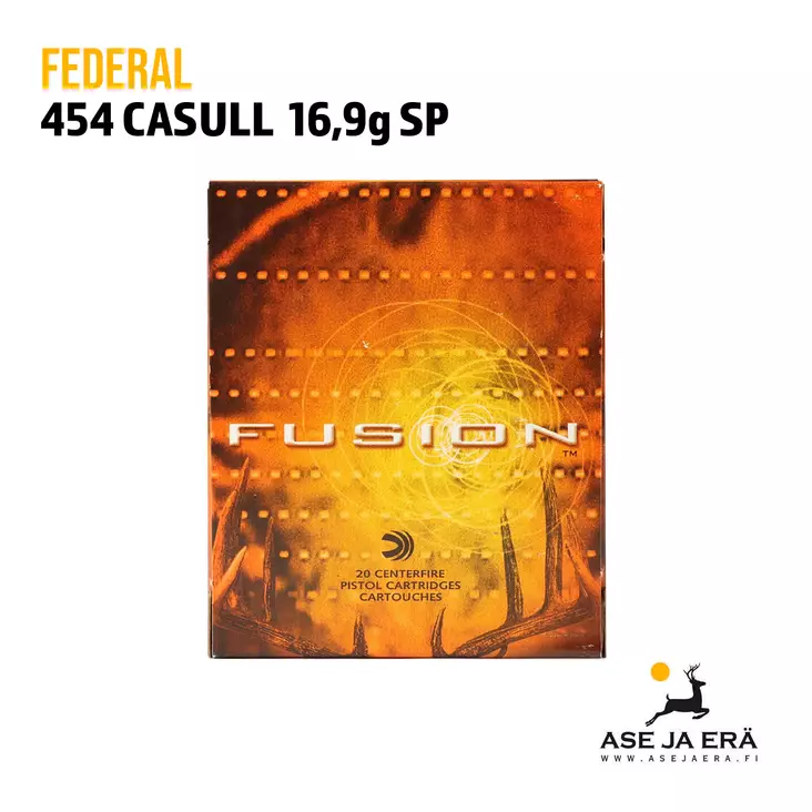 Federal Fusion 454 Casull 16,9g SP - Revolverin patruunat - 029465098407 - 1