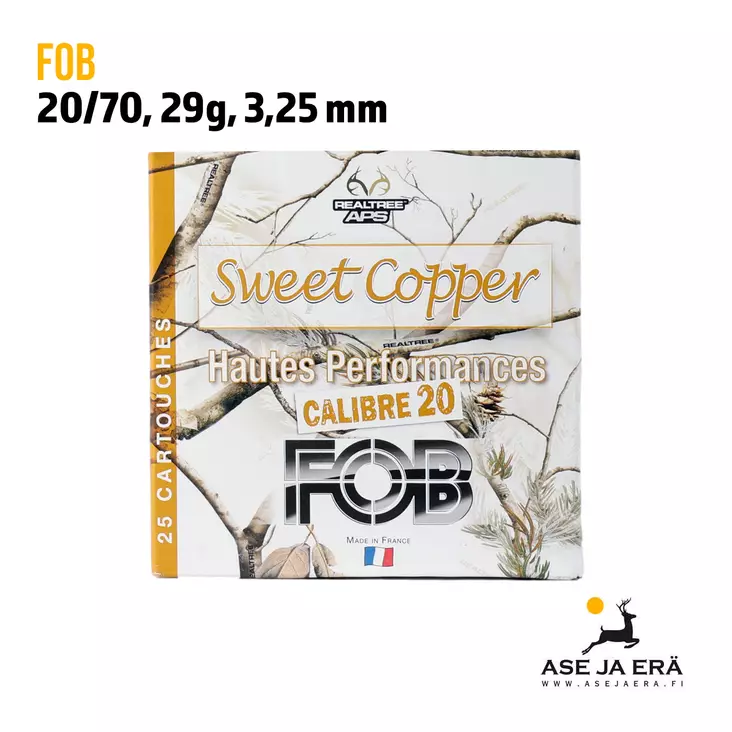 FOB Sweet Copper 20/70 29 g haulikonpatruuna - Lyijyttömät patruunat - 3268790011997 - 1