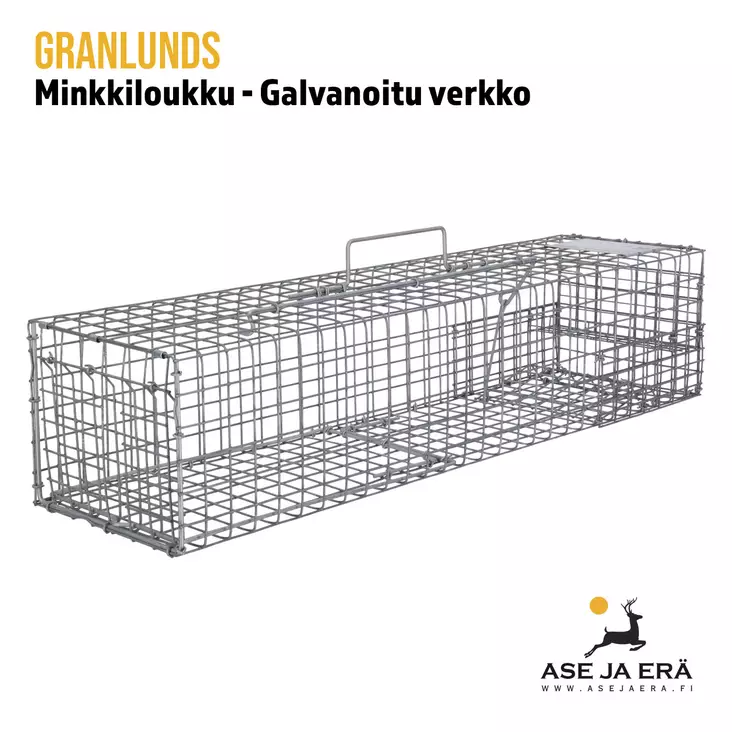Granlunds Minkkiloukku elävänä pyytävä - Elävänä pyytävät loukut - 6430063461007 - 33
