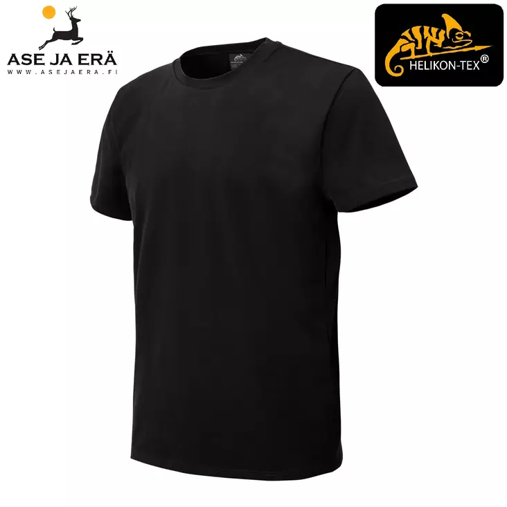 Helikon T-paita Slim musta - T-paidat - 5902688005207 - 1
