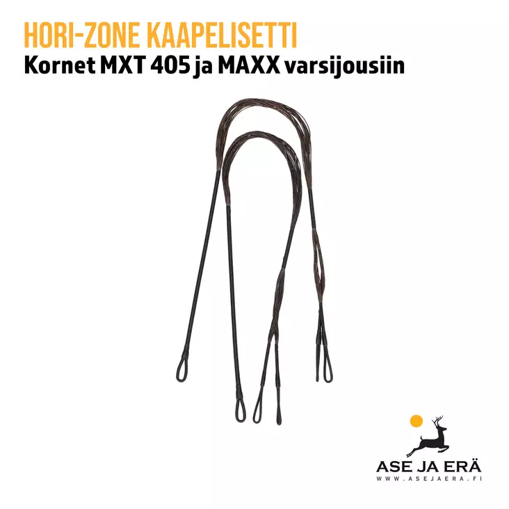 Hori-Zone Kornet MXT 405 ja MAXX kaapelisetti - Valmiit jänteet - 8717974984947 - 1