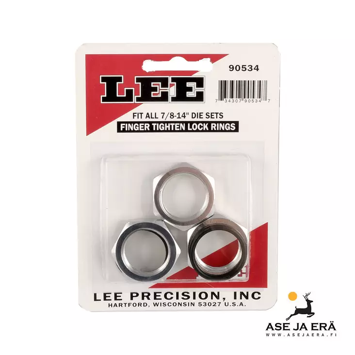 Lee Precision Die locking rings holkkien lukitusmutterit - Lukitusmutterit ja pikakiinnitysholkit - 734307905347 - 1