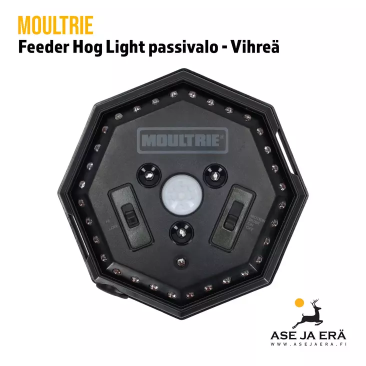Moultrie Feeder Hog vihreä passivalo - Ruokintalaitteet ja -tarvikkeet - 053695126517 - 9