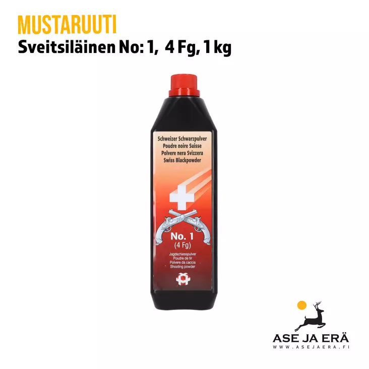 Mustaruuti sveitsiläinen no:1 (4fg) 1 kg - Mustaruuti - 6400000006417 - 3