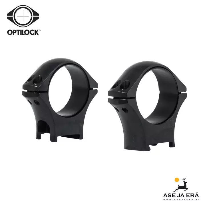 Optilock Tikka täydellinen rengasjalka LOW - Rengas- ja yksiosaiset kiikarinjalat - 6438053049457 - 1