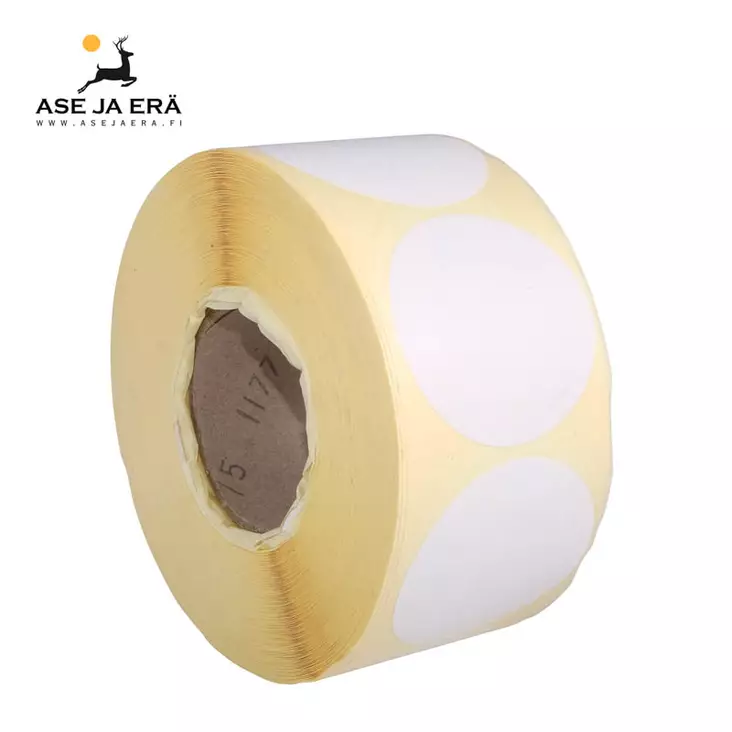 Paikkatarra 40mm valkoinen 1000 Kpl - Paikkatarrat ja -annostelijat - ET-302007 - 2