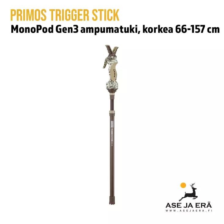 Primos Trigger Stick MonoPod Gen3 ampumatuki, korkea 66-157 cm- Yleiskuva - Muut ampumatuet - 010135658137 - 8