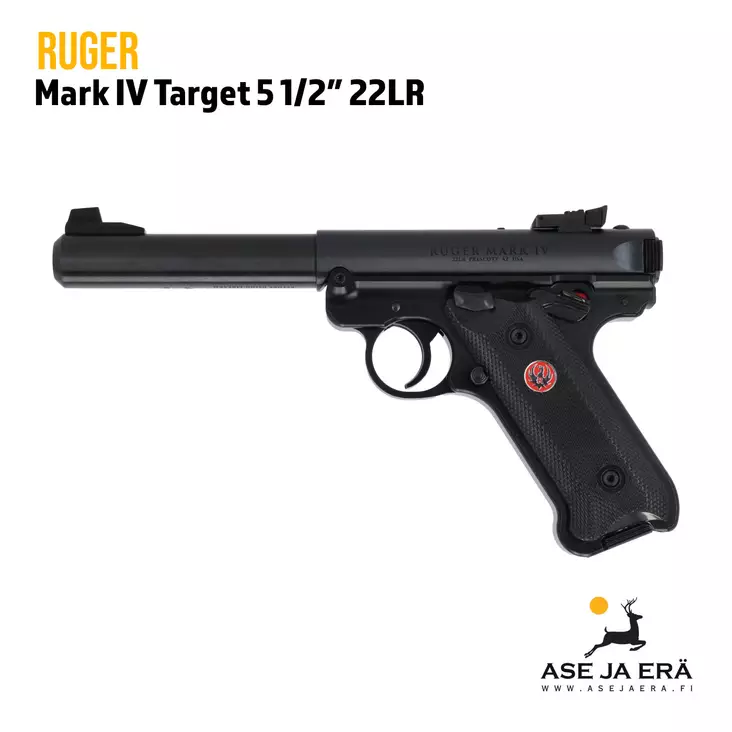 Ruger Mark IV Target 512 22LR pienoispistooli - Pienoispistoolit - 736676401017 - 6