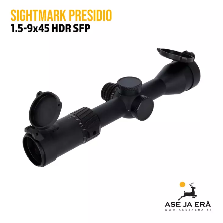 Sightmark Presidio 1.5-9x45 HDR SFP kiikaritähtäin - Muut kiikaritähtäimet - 840284900227 - 1