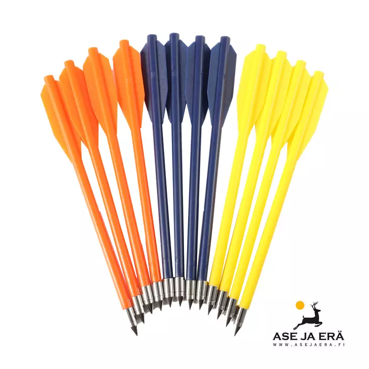 Skorpion pistoolijousen nuoli 6,5" 12 kpl värillinen - Muut nuolet - 53N287 - 1