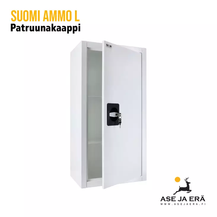 Suomi Ammo L patruunakaappi - Asekaappi 1-10 aseelle - 6438347007507 - 1