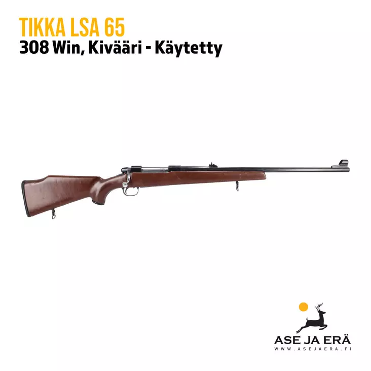 Tikka LSA-65 308win Leather Metsästyskivääri käytetty - Käytetyt kiväärit - 650-30217 - 1