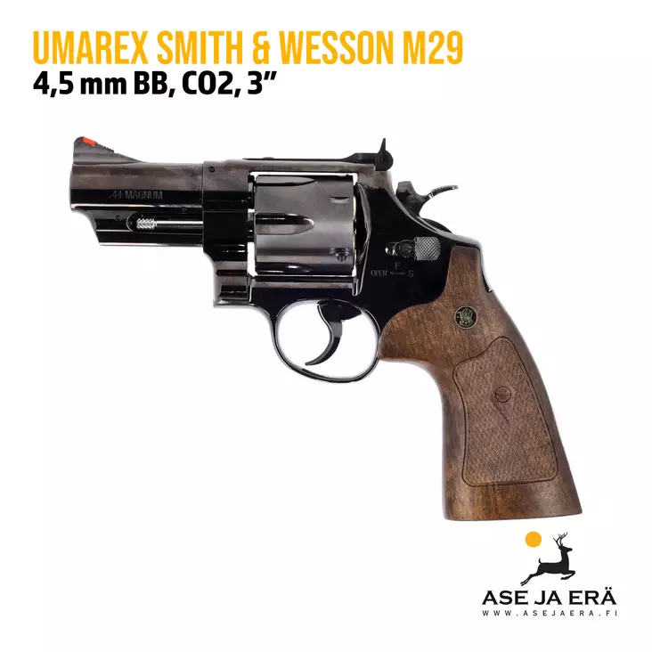 Umarex Smith & Wesson M29 3" CO2 BB ilmarevolveri - BB kuula ilmapistoolit - 4000844740007 - 20