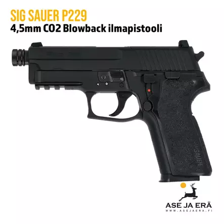 Sig Sauer P229 4,5 mm CO2 Blowback ilmapistooli, yleiskuva sivusta - BB kuula ilmapistoolit - 798681691678 - 1
