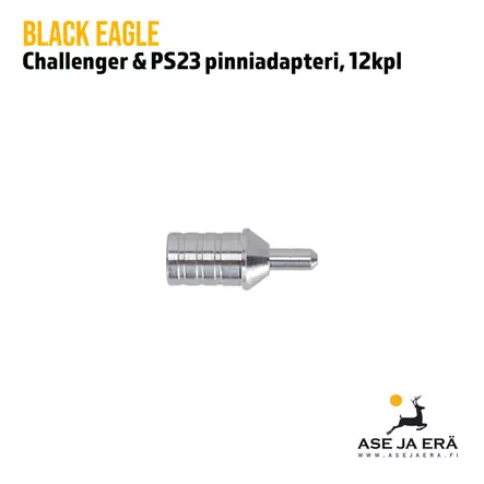 Black Eagle Challenger & PS23 pinniadapteri 12 kpl, yksittäinen kappale sivusta - Insertit - 811998020938 - 2