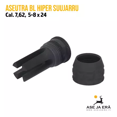 Ase Utra BoreLock HiPer 7,62 5/8x24 UNEF liekinsammutin - Suujarrut ja liekinsammuttimet - AU758 - 2