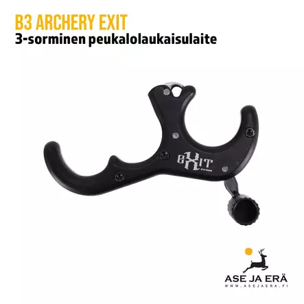 B3 Archery Exit 3-sormen peukalolaukaisulaite - Sormilaukaisulaitteet - 0850001576628 - 2