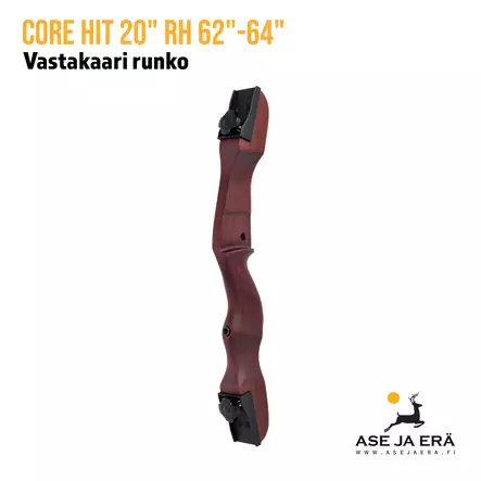 Core Hit 20" RH 62"-64" vastakaari runko - Etuviistosta - Vastakaarijousen rungot - 6017400606668 - 2
