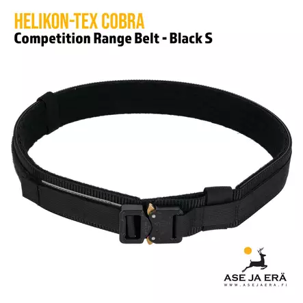 Helikon-Tex Cobra Competition Range Belt, vyö - Black S yläviistosta - Muut asusteet - 5902688034238 - 2