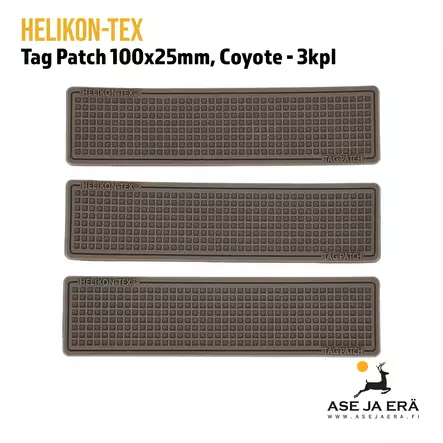 Helikon Tag Patch 100x25mm, coyote 3kpl - Yleiskuva - Muut asusteet - 5902688037888 - 2