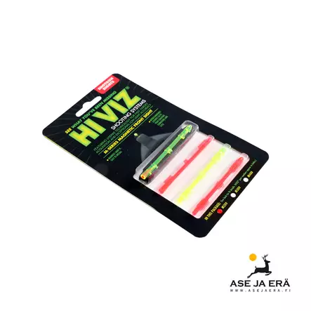 Hiviz loistejyväsarja M-200 4,2-6,5mm - Kuitutähtäimet haulikkoon - 613485585568 - 4