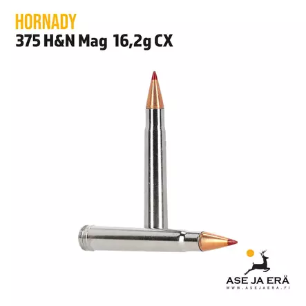Hornady Outfitter 375 H&H 16,2g CX kiväärin patruuna - Muut kaliiperit - 090255719918 - 2