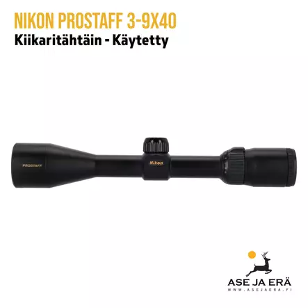 Nikon Prostaff 3-9x40 käytetty kiikaritähtäin - sivukuva vasemmalta - Käytetyt kiikaritähtäimet - 7329018 - 2