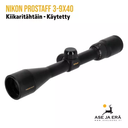Nikon Prostaff 3-9x40 käytetty kiikaritähtäin - Yleiskuva - Käytetyt kiikaritähtäimet - 7329018 - 1