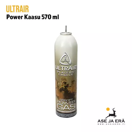 ULTRAIR Power Kaasu 570ml - Etuviistosta edestä - Kaasut, CO2 ja voiteluaineet - 5707843145718 - 6