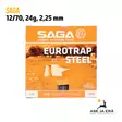 12/70 Saga Steel EuroTrap 8 24g 2,25mm haulikonpatruuna - Haulikon ratapatruunat - 8435101612708 - 1