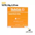 12/70 Saga Steel EuroTrap 8 24g 2,25mm haulikonpatruuna - Haulikon ratapatruunat - 8435101612708 - 5