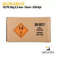 12/76 Sellier & Bellot SteelShot Magnum 36g 25kpl - 12/76 metsästyspatruunat - 8590690066148 - 11