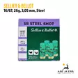 16/67 Sellier&Bellot Steel 26g 3,05 mm haulikonpatruuna - Lyijyttömät patruunat - 8590690067718 - 24