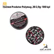 7,62mm JSB Predator Polymag .30 2,9g - 7,62 mm ja 9 mm luodit - 8594180450868 - 3