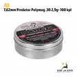 7,62mm JSB Predator Polymag .30 2,9g - 7,62 mm ja 9 mm luodit - 8594180450868 - 5