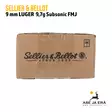 9 mm Sellier & Bellot 9,7 g Subsonic FMJ pistoolipatruuna - 9mm pistoolin patruunat - 8590690311668 - 9