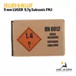 9 mm Sellier & Bellot 9,7 g Subsonic FMJ pistoolipatruuna - 9mm pistoolin patruunat - 8590690311668 - 11