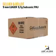 9 mm Sellier & Bellot 9,7 g Subsonic FMJ pistoolipatruuna - 9mm pistoolin patruunat - 8590690311668 - 12