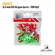4,5mm Umarex UX tupsunuoli Airgun darts 4.1642 100 kpl - Myyntipakkaus EAN näkyvissä - 4,5 mm ilmakivääriluodit - 4000844880888 - 5