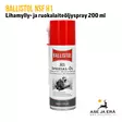Ballistol H1 ruokateollisuus-spray lihamylly- ja ruokalaiteöljy 200 ml, yleiskuva edestä - Aseöljyt ja -rasvat - 4017777253108 - 1