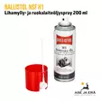 Ballistol H1 ruokateollisuus-spray lihamylly- ja ruokalaiteöljy 200 ml, korkki irrallaan - Aseöljyt ja -rasvat - 4017777253108 - 7