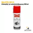 Ballistol H1 ruokateollisuus-spray lihamylly- ja ruokalaiteöljy 200ml - Aseöljyt ja -rasvat - 4017777253108 - 6