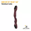 Core Hit 20" RH 62"-64" vastakaari runko - Etuviistosta - Vastakaarijousen rungot - 6017400606668 - 2