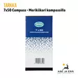 Tarkka 7x50 Compass Merikiikari kompassilla - Myyntipakkaus sivukuva EAN näkyvissä - Muut katselukiikarit - 6410362383408 - 15