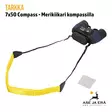 Tarkka 7x50 Compass Merikiikari kompassilla - Kaulahihna levitettynä - Muut katselukiikarit - 6410362383408 - 6