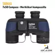Tarkka 7x50 Compass Merikiikari kompassilla - Kiikari seisoo pystyssä - Muut katselukiikarit - 6410362383408 - 2