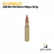 Sellier & Bellot .308 Win FMJ Match 168grs 10,9g kiväärinpatruuna - 308 kaliiperi - 8590690344888 - 3