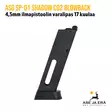 ASG SP-01 Shadow CO2 Blowback 4,5mm ilmapistoolin varalipas 17 kuulaa - oikea sivu - ASG Lippaat - 5707843071628 - 7