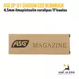 ASG SP-01 Shadow CO2 Blowback 4,5mm ilmapistoolin varalipas 17 kuulaa - myyntipakkauksen kansi - ASG Lippaat - 5707843071628 - 11
